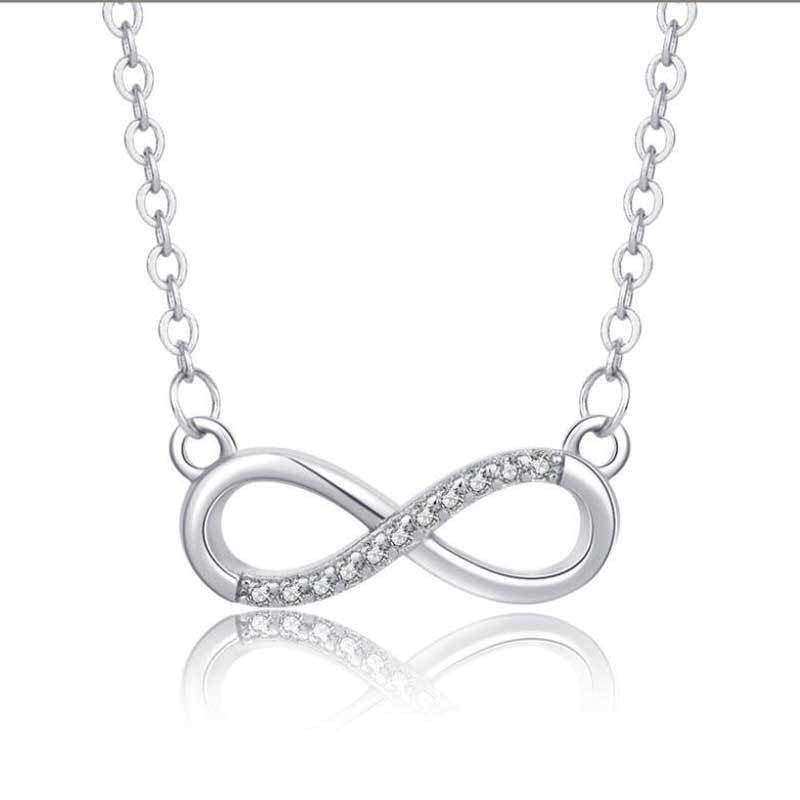 Necklace Gift Box Trendy Figure 8 Diamond Design Fashion Gift Jewelry