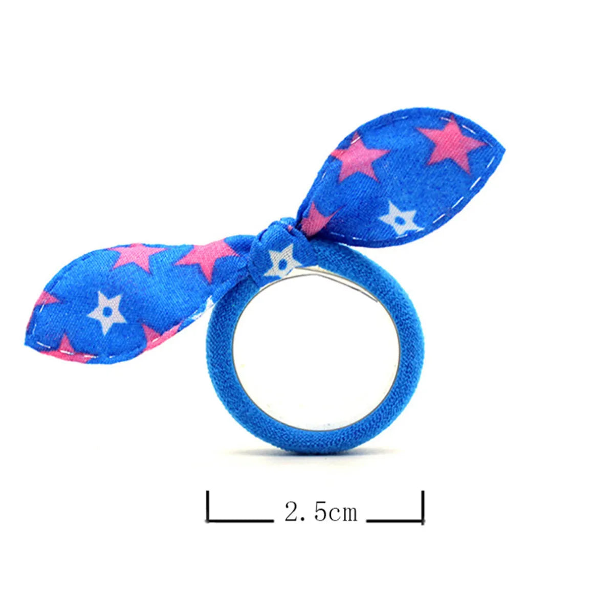 Hair Bands Girls 20/40/80PCS Cute Candy Colors Rabbit Printing Ponytail Holder Tie Rope Fashion Hair Accessories Hair Ties