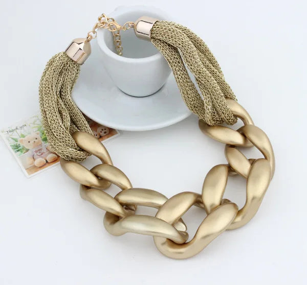 Necklaces For Women Geometric Hand-Woven Popular Fashion Short Chain Choker Necklace