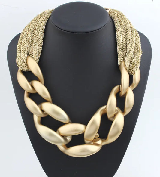 Necklaces For Women Geometric Hand-Woven Popular Fashion Short Chain Choker Necklace