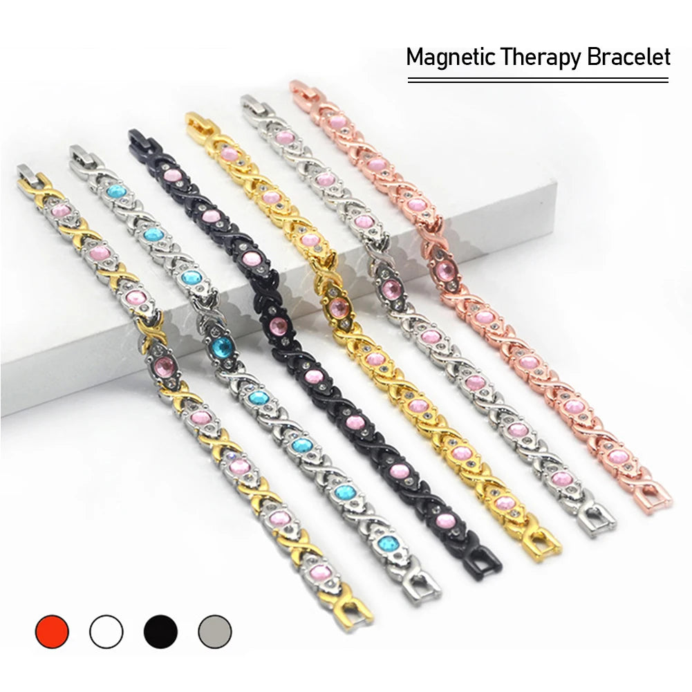 Bracelets for Women Health Care Magnetic Weight Loss Anti-Fatigue Energy Therapy Arthritis Pain Relief Jewelry Gift