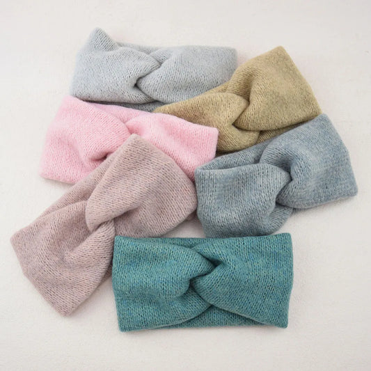 Headbands Winter Warm Cross Knot Elastic For Women