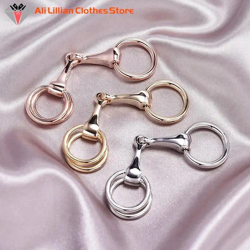 Buckle Brooch Women Shawl Ring Clip Scarves Fastener Crystal Silk Female Classic Gift Jewelry