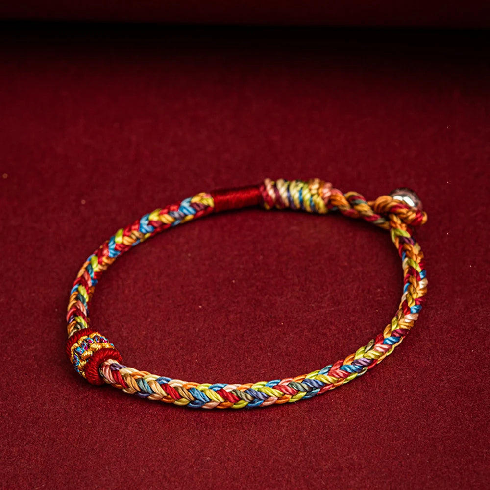 Bracelet for Women Men Handmade Red Rope Braided Traditional Luck Knots Red String Bless Friendship Jewelry Gifts