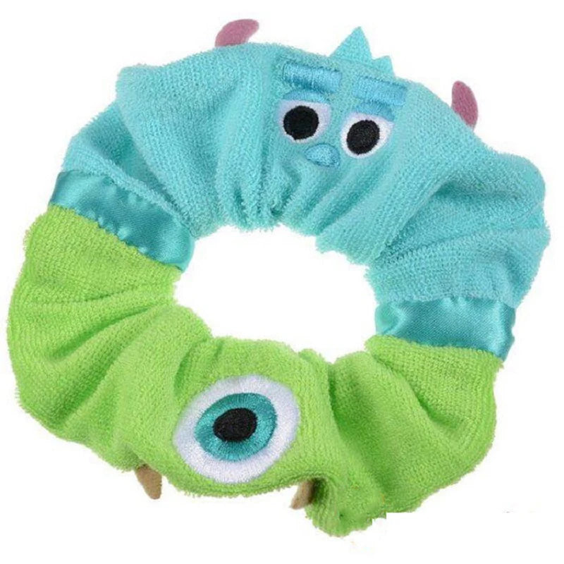 Hair Band Scrunchie Girls Cartoon Disney Stitch Kawaii Doll  Hair Ring Girl Winnie Hair Accessories Jewelry Gift