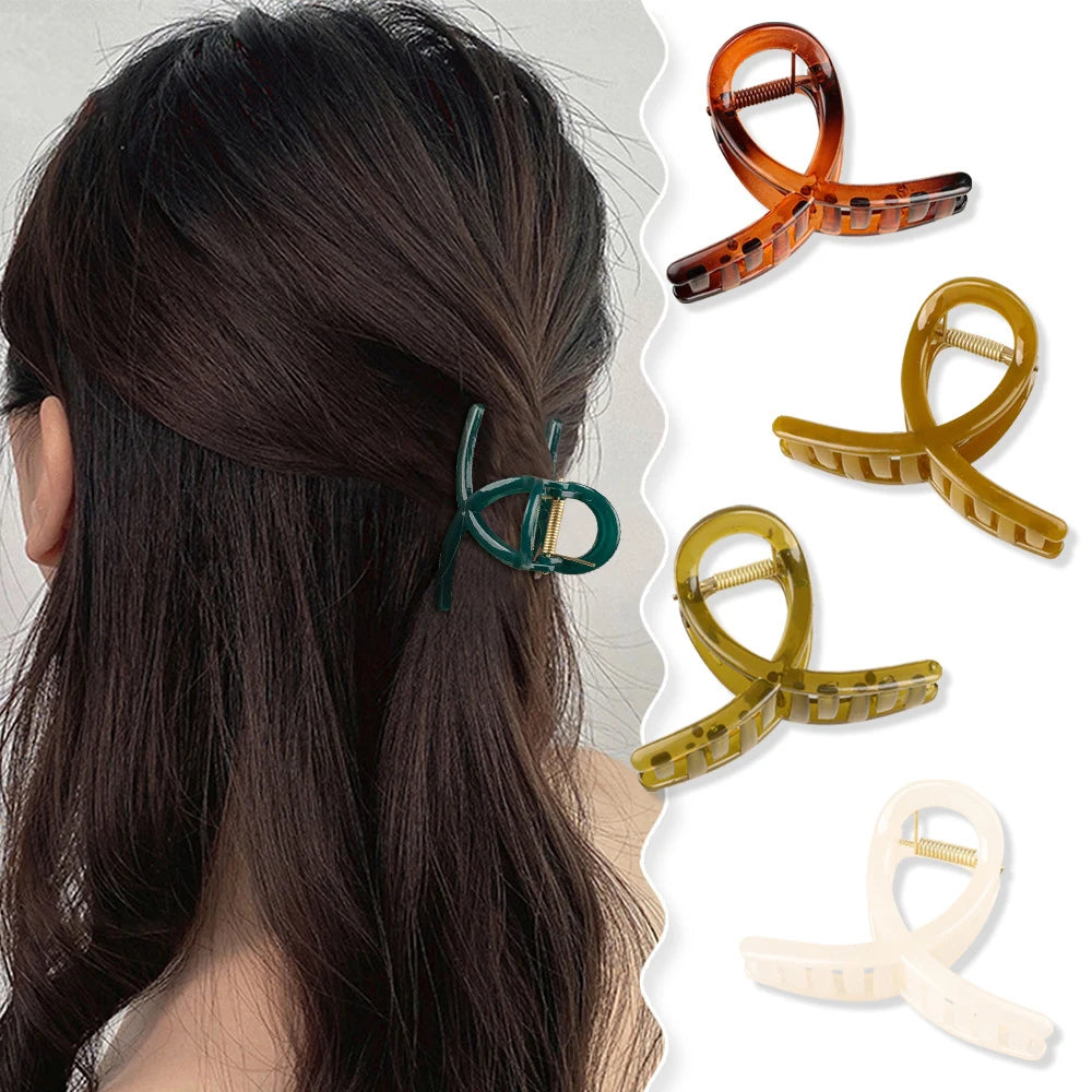 Hair Clip Shark Clip 2023 Fashion Small Hair Claws Girl Ponytail Holder Casual Hair Accessories