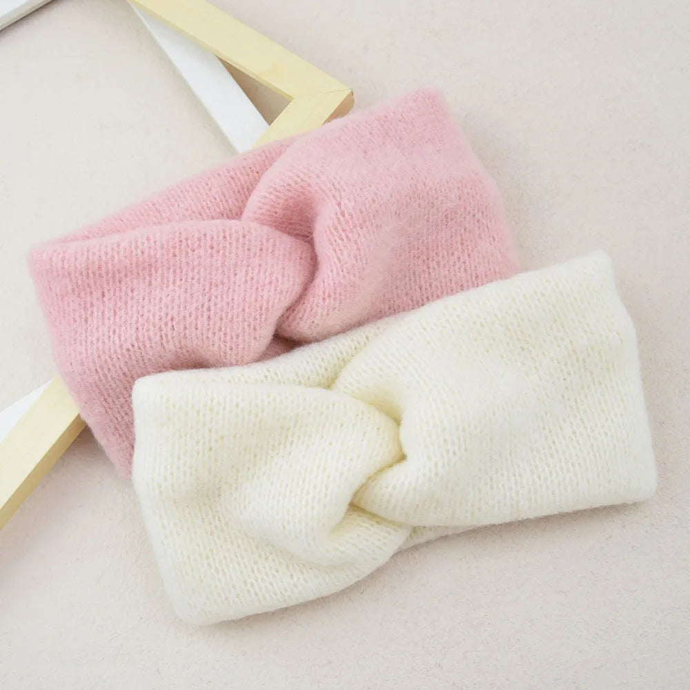 Headbands Winter Warm Cross Knot Elastic For Women