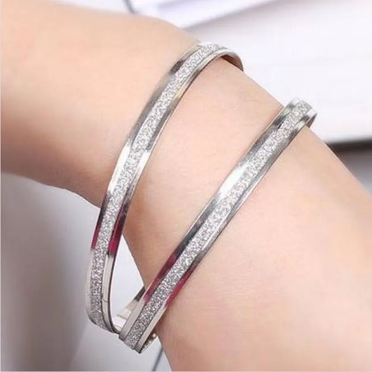 Bracelet Bangle Girl Fashion Jewelry 2pcs/set Gold Silver Color Knot Heart Alloy Round Pendant Chain & Link Bracelets for Women