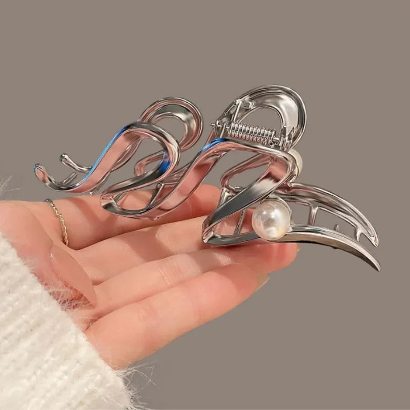 Hair Claws Clip for Women Girls 2023 New Fashion Metal  Trendy Hair Clip Party Headwear Hair Accessories