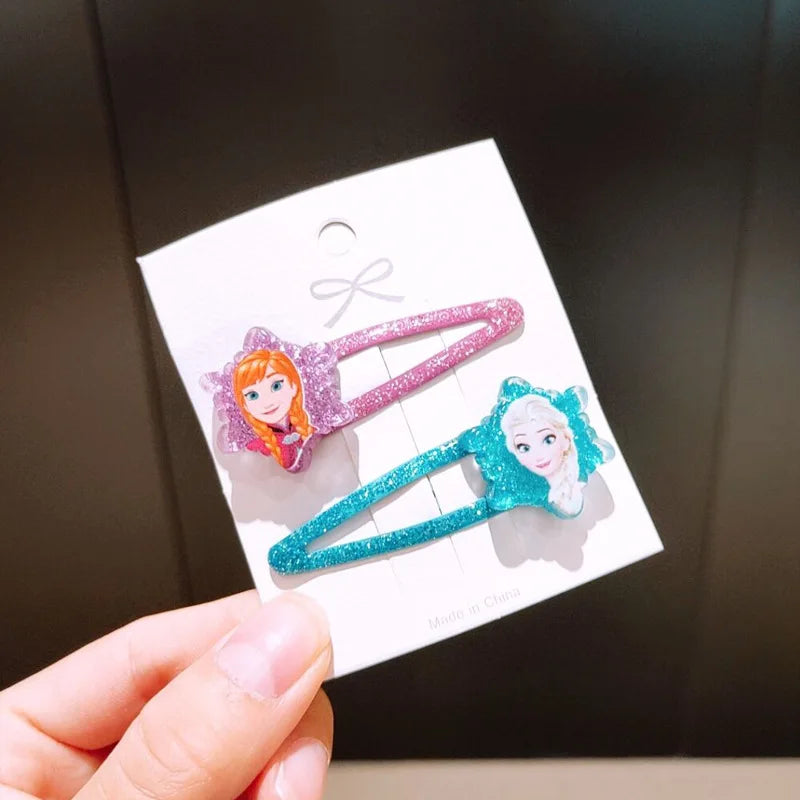 Hair Bands Girls Anime Figures Frozen Elsa Princess Fashion Party Hair Ring Gifts