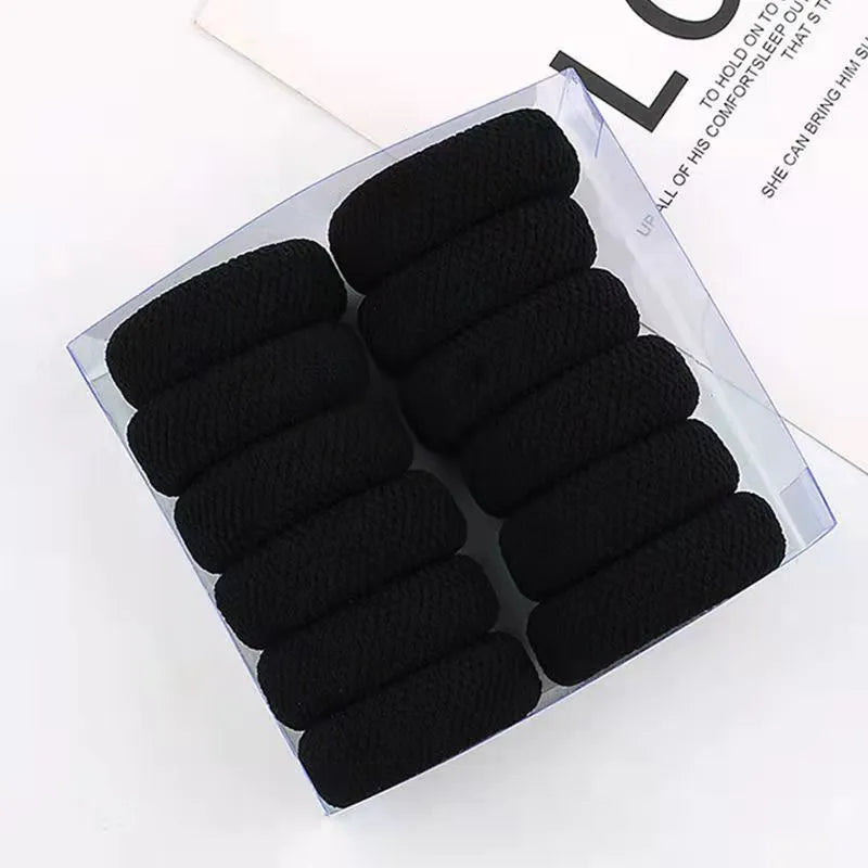 Hair Bands Women Girls 6PCS New Fashion Thicken Ponytail Holders Elastic Hair Accessories