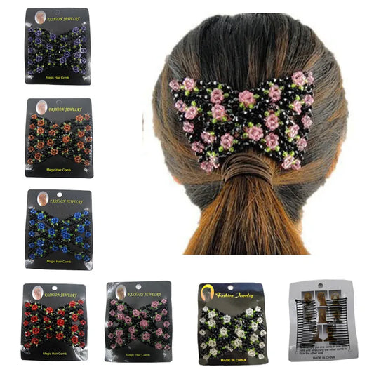 Hair Comb Women Fashion Hair Style DIY Retro Elastic Magic Hair Changer Magic Comb Hair Accessories