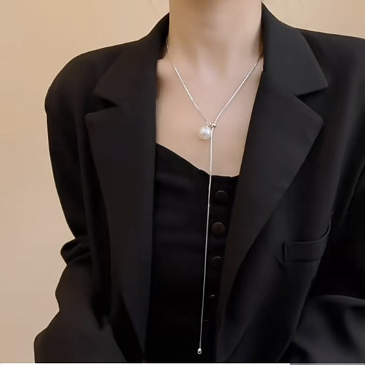 Necklace Pearl Pendant New Hot Style Sweater Chain Trendy fashion jewelry